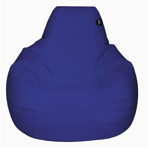 Puffs Pera Extragrande Polipiel - Material HIGIENICO - (Azul)