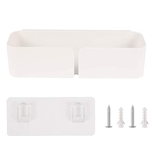 Pulluo Organizador de Cama para Almacenamiento Estante de Baño Autoadhesivo de Plástico para Cargar Teléfonos iPads Baterías