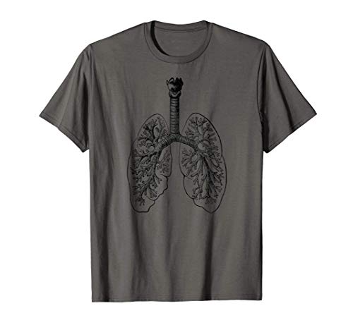 Pulmones humanos Vintage Anatomía médica anatómica Camiseta