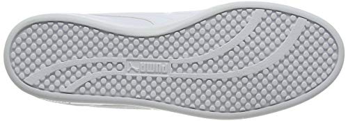 PUMA Smash Wns v2 L, Zapatillas Bajas, para Mujer, Blanco (Puma White-Puma White), 37.5 EU