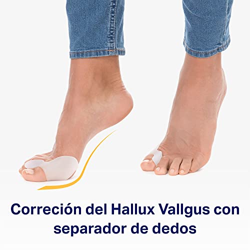 Purava [6x] Separador de Dedos de Pie para Hallux Valgus – Incluye Higiénica Caja de Transporte – Corrector de Juane-tes de Óptima Comodidad – Sin BPA – Talla Universal