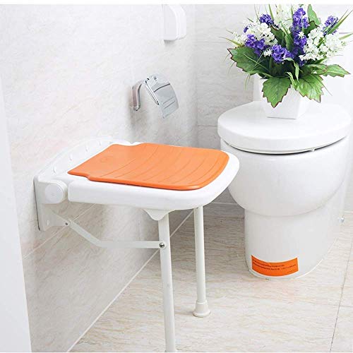 QHHALXZ Taburete Plegable para baño, Taburete para Ducha, Silla para Zapatos, Tapiz para Colgar en la Pared, Taburete para baño para Personas Mayores Sillas de Ruedas móviles con Ruedas para baño