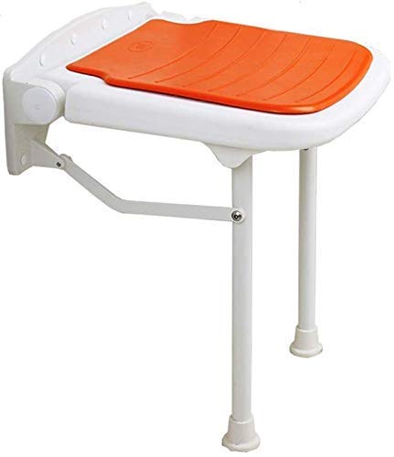 QHHALXZ Taburete Plegable para baño, Taburete para Ducha, Silla para Zapatos, Tapiz para Colgar en la Pared, Taburete para baño para Personas Mayores Sillas de Ruedas móviles con Ruedas para baño