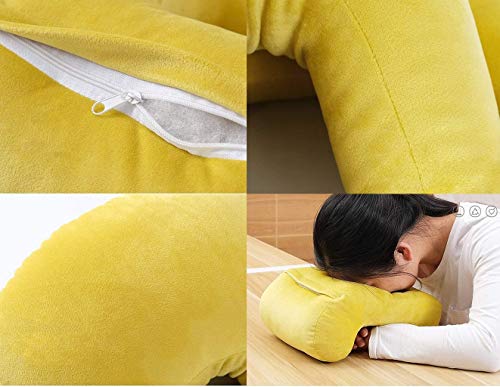 QMZDXH Cojín de cara hacia abajo para uso postoperatorio ocular, almohada de cuña de cama, almohada de cara para dormir boca abajo apoyo de espalda