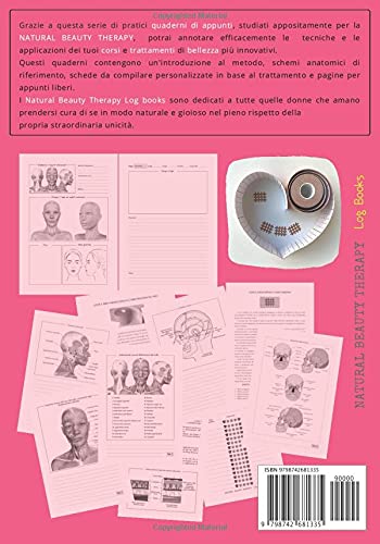 Quaderno di appunti - Taping estetico per il viso - Facial Beauty Taping-versione ITALIANA: Indispensabile per il tuo CORSO di kinesiology taping/ Per ... al metodo/ Natural Beauty Therapy log books