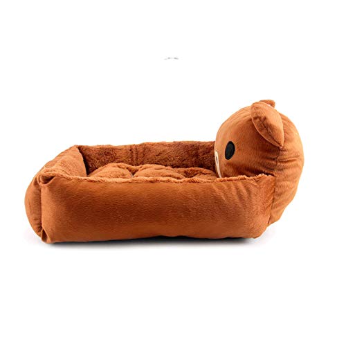 QXIAO Camas para Perros Cesta Grande Y Lavable para Mascotas Cama Perrera Ortopédica para Perros Grandes Cama De Lujo Antideslizante para Nido Calmante,M