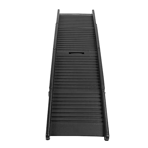 Rampa para perros plegable Escaleras para perros Rampa para coche para perros Rampa para maletero de coche para mascotas, antideslizante, ayuda de entrada para maletero, hasta 90 kg, 153x39x13cm, esca