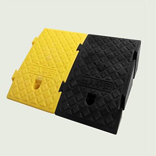 Rampa Ramps triángulo para silla de ruedas, patineta para niños enrolla en carretera patio patio silla de ruedas (Color : Black)