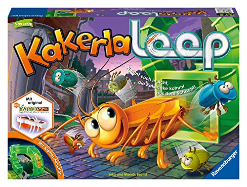 Ravensburger - Juego de reflejos Kakerlaloop, 2 a 4 jugadores (21123) (versión en alemán ) , color/modelo surtido