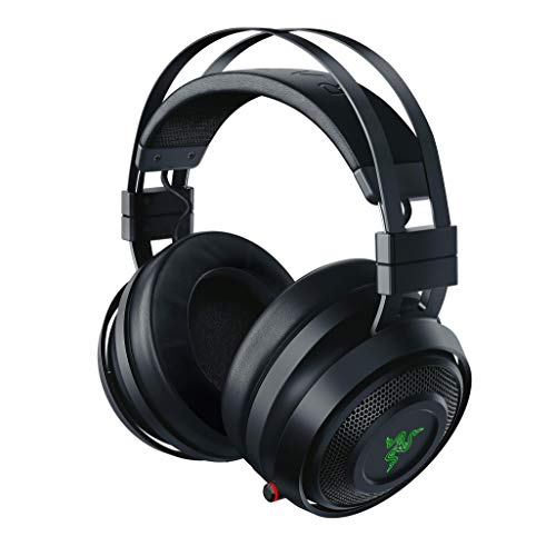 Razer Nari Auriculares Inalámbricos para juegos con THX Spatial Audio, Almohadillas con Gel de enfriamiento, micrófono con balance de juego/chat, Color Negro