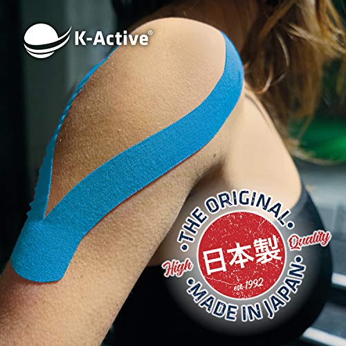 Rehab europa QA-00459/AZ - 1 rollo kinesiotape vendaje k-active azul 5cmx5m