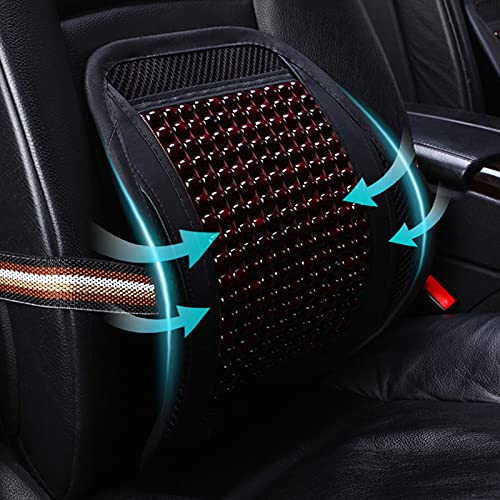 Respaldo para silla de oficina, cojín ergonómico para asiento de coche, apoyo lumbar rectificado, cojín elástico que alivia el dolor de espalda, adecuado para el hogar, la oficina y el coche