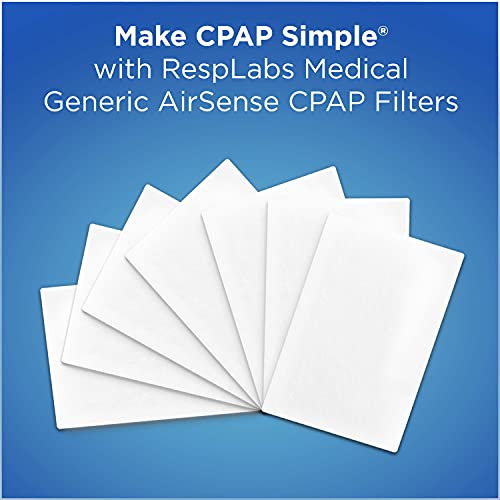 RespLabs Filtros CPAP compatibles con las máquinas CPAP ResMed AirSense 10, S9, AirStart y AirCurve Style - Paquete de 60 filtros