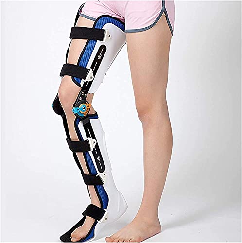 Rodilla apoyo de la ayuda , la rodilla con bisagras Órtesis de Pantorrilla Brace , Soporte miembros inferiores Ortesis , Pierna fractura , una extremidad inferior Parálisis de la pierna izquierda