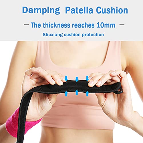 Rodillera Ajustable, Rodilla Protector Correa Rotuliana para Tendón Alivio de la Tendinitis, alivio del dolor de tendinitis, para senderismo, fútbol, baloncesto, tenis