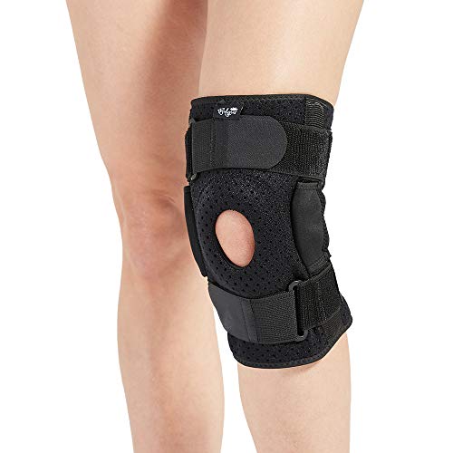 Rodillera articulada para hombres y mujeres, indicada para lesiones, hinchazón o problemas en tendones, ligamentos y menisco