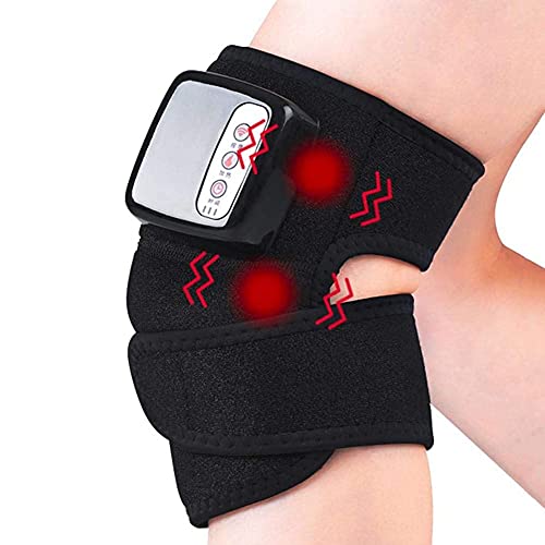 Rodillera de calor para masajes, rodillera eléctrica con calor y vibración Terapia de masaje Calentador de rodillas para músculos de las articulaciones Artritis Lesiones deportivas Alivio del dolor