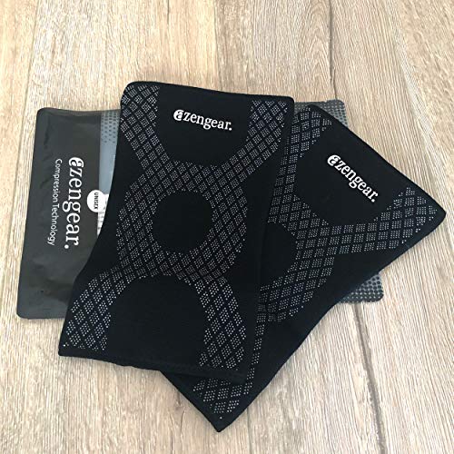 Rodillera para hombre y mujer - Rodillera deportiva con la mejor compresión de rótula para menisco y artritis, correr, crossfit, levantamiento de pesas, sentadillas (paquete individual) (Small)