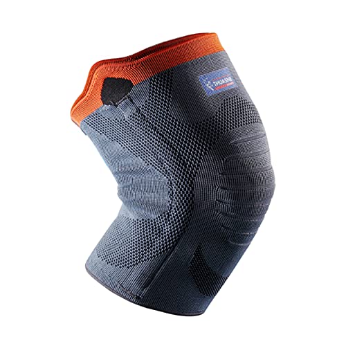 Rodillera reforzada Thuasne Sport - Gris/Naranja - Talla S