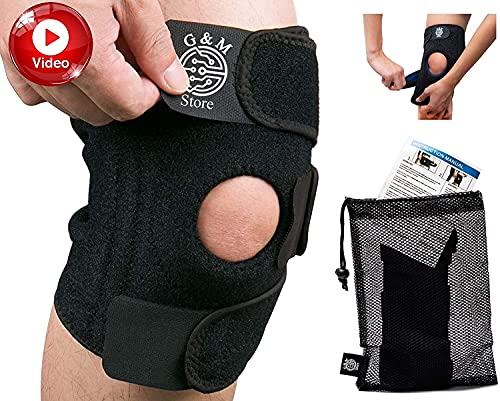 Rodilleras Menisco y Ligamento Ortopedica - Rodilleras Crossfit - Rodillera Rotuliana Para Deporte y Rehabilitación - Rodillera Menisco Deportiva con DOBLES ESTABILIZADORES y FUNDA PROTECTORA Incluida