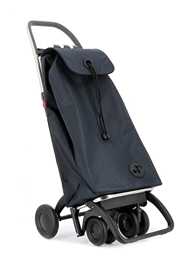 Rolser Carro I-MAX MF 4 Ruedas 2 Giratorias Plegable - Gris Marengo