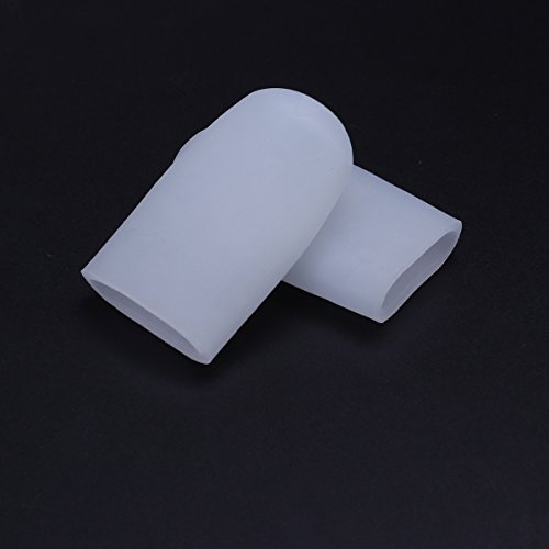 ROSENICE Protectores dedos pie de gel Tubo de Pies de silicona para Ampollas Callos 5 pares