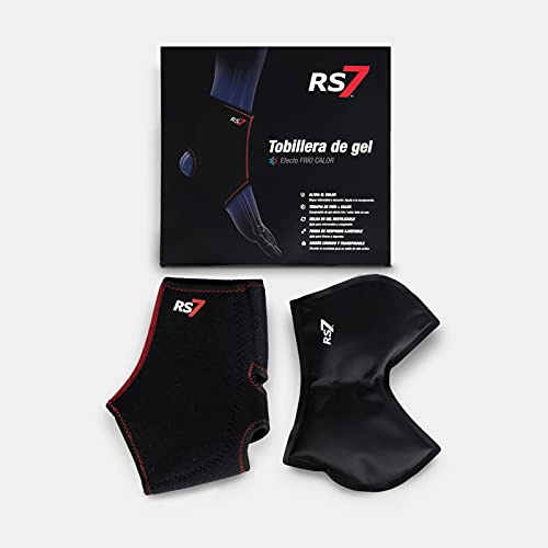 RS7 Gel Pack Neopreno Tobillo - Tobillera efecto Frío/Calor