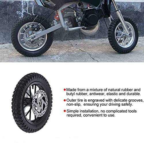 Rueda Trasera De Bicicleta De Tierra, Ensamblaje De Rueda Trasera, Original De Fábrica, Llanta De Rueda Trasera Trasera De 12.5 X 2.75 Pulgadas De Repuesto Para Coolster 49cc 2 Tiempos Mini Dirt Bike