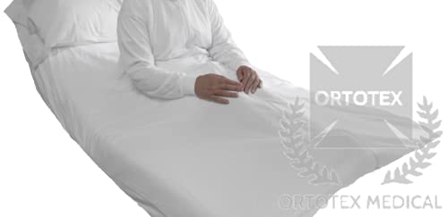 Sabana de Sujecion Cama 105 x 190 cm Manga Larga | Sabana Fantasma Cama 105 Adulto | Sabana Sujecion Ajustable | Marca Ortotex