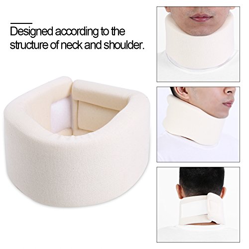 Salmue Ortesis para el Cuello, Collar Cervical, Terapia de Apoyo, Alivio del Dolor de Cuello, Cuello Cervical Ajustador de la Envoltura del Cuello Ortesis para el Cuello Ortopédico (M)