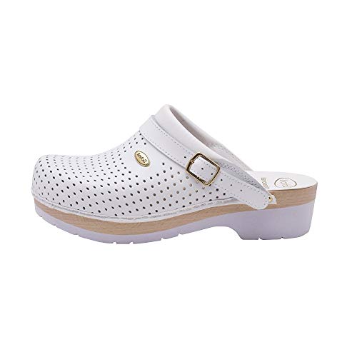 Scholl línea Profesional Clog SUPERCOMFORT Man Blanco 45