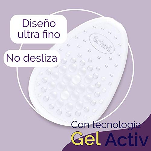 Scholl Party Feet, almohadillas talones con tecnología Gel Activ, amortiguan y protegen el talón, 2 almohadillas