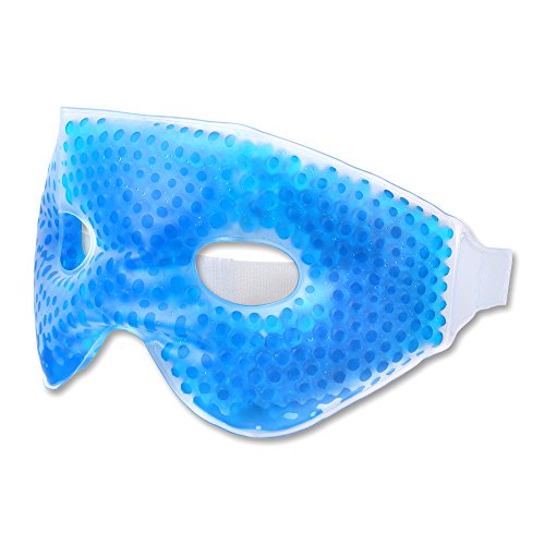 Schramm® Paquete de 3 mascarillas refrigerantes con Perlas de Gel Máscara refrigerante Gafas refrigerantes