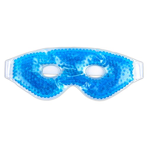 Schramm® Paquete de 3 mascarillas refrigerantes con Perlas de Gel Máscara refrigerante Gafas refrigerantes