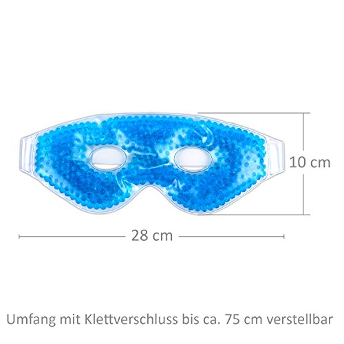 Schramm® Paquete de 3 mascarillas refrigerantes con Perlas de Gel Máscara refrigerante Gafas refrigerantes