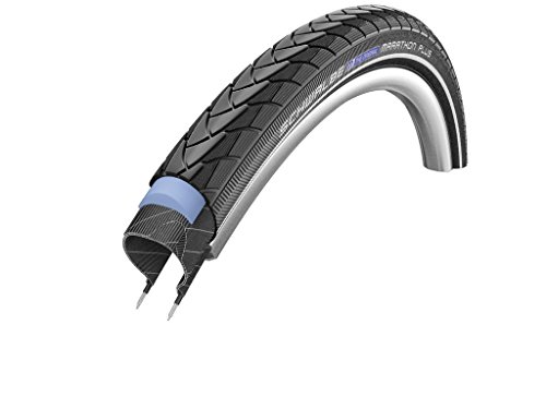 Schwalbe Marathon Plus SmartGuard Endurance - Cubierta de bicicleta (406 mm, 20", con revestimiento interior de alambre) negro negro Talla:47 / 406