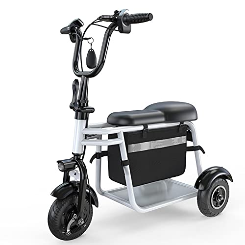 Scooter De Movilidad De 3 Ruedas - Dispositivo De Silla De Ruedas Móvil Eléctrico para Adultos Scooters De Movilidad De Batería De Litio Plegables Y Compactos Ligeros