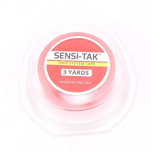 "Sensi Tak" Walker doble cara rollo cintas pegatinas adhesivo hombres sistema prótesis capilares pelo cabello reemplazo toupee peluca extensión pelo(3 yardas & 1/2 pulgadas)