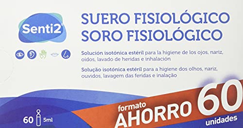 Senti2, Suero fisiológico - 60 monodosis