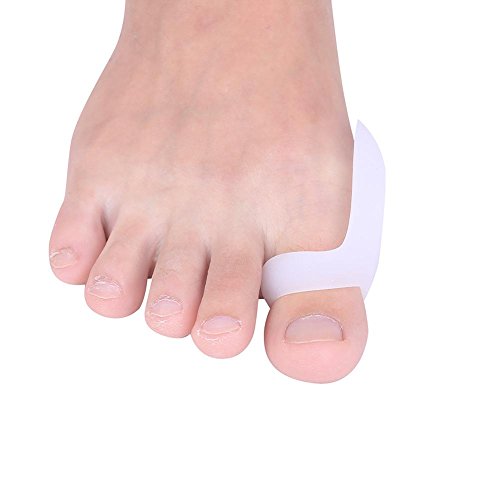 Separador de dedos, Alineador de silicona Protector del dedo del pie Corrector ortopédico para el pulgar Valgus, Juanete, dedos superpuestos y Cojín del dolor de la deriva 6 piezas