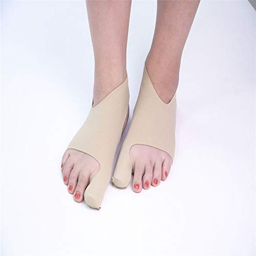 Separadores de dedos para dedos superpuestos Zapatos usables, Hallux Valgus para adultos, Corrección, Pie grande, Dedo del pie, Ortesis, Corrección del pulgar, Ultrafino Unisex-Cuidado de los pies