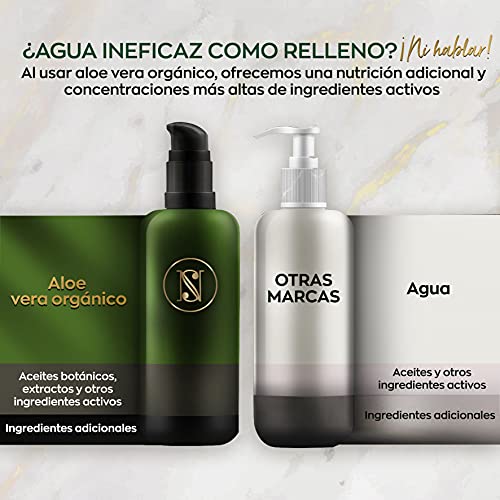 Serum Facial de Retinol ORGÁNICO y Vegano - 100ml - Sistema 3-Retinol de Liberación Sostenida con un Complejo de 25% de Vitamina C, Acido Hialuronico, Aloe vera –Hecho en Alemania