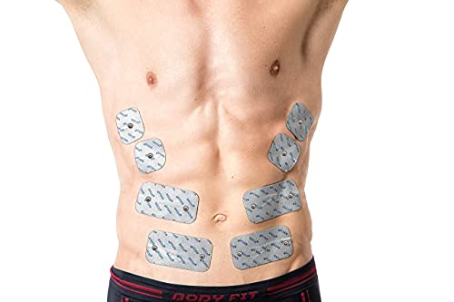 Set de 16 electrodos axion compatibles con COMPEX | Almohadillas compatibles con Compex aparato estimulador muscular TENS y EMS | Parches para su electroestimulador