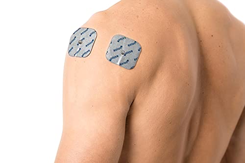 Set de 20 electrodos axion compatibles con COMPEX | Almohadillas para su aparato TENS y EMS | Set de parches mixtos para su electroestimulador, electroestimulación