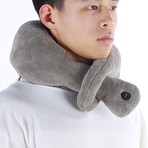 Shoplice Almohada de Masaje Almohada vibratoria para masajear el Cuello Cojín de Terapia de Masaje Relajar los músculos Aliviar el estrés