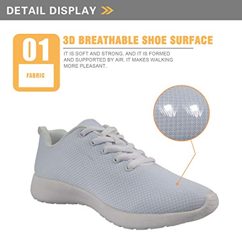 Showudesigns Zapatillas Sanitarias Mujer Deportiva Enfermero Transpirable Deportivas Comodas Trabajar Ligeras Lavables Goma Flexible Running Sneakers EU 36