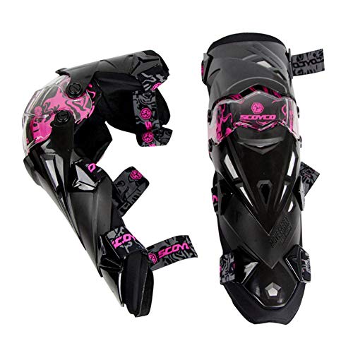 Sijux Motocicleta Rodillera protección Engranajes Guardia Libre Rodilla gurad Protector Equipo Equipos Motocross Guardias Racing Moto,Pink