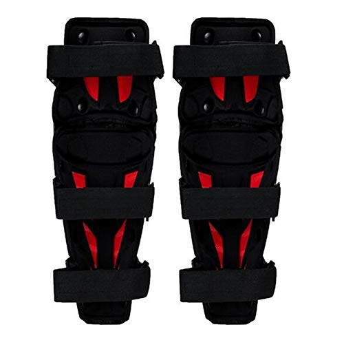 Sijux Protección Rodillera Engranajes Moto Rodillera Protector de Rodilla Deportes al Aire Libre Scooter Motor-Racing Guardias Protector de Seguridad,Red