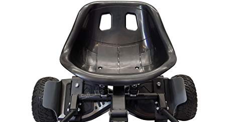 SILI® Kart de suspensión para Todo Terreno para Scooter de Auto Equilibrio de 2 Ruedas, diseño Mejorado con suspensión Debajo del Asiento para máxima Comodidad (Negro)