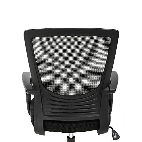 Silla de Oficina Giratoria Escritorio con Soporte Lumbar Sillon Ruedas Despacho